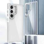 For Samsung Galaxy S24 Ultra 5G Dual-Color Clear Acrylic Hybrid TPU Phone Case(Transparent)