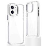 For iPhone 12 / 12 Pro Dual-Color Clear Acrylic Hybrid TPU Phone Case(Transparent)