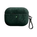 For AirPods 3 Suede Earphone Protective Case(Green)