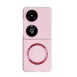 For Huawei Pocket 2 Skin Feel Magsafe Magnetic Shockproof PC Phone Case(Pink)