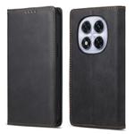 For Redmi Note 14 Pro 4G Business Solid Color Magnetic RFID Leather Phone Case(Black)