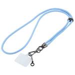 Flash Buckle Crossbody Mobile Phone Long Lanyard(Blue)