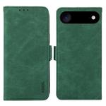 For iPhone 17 Air ABEEL Frosted Magnetic RFID Leather Phone Case(Green)