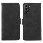 For Samsung Galaxy S21 5G ABEEL Frosted Magnetic RFID Leather Phone Case(Black)
