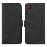 For Samsung Galaxy Xcover 5 ABEEL Frosted Magnetic RFID Leather Phone Case(Black)