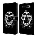 For LG K41S/K51S Crystal Painted Leather Phone case(Skull)