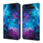 For LG K41S/K51S Crystal Painted Leather Phone case(Starry Sky)