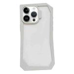 For iPhone 12 Pro Creative Irregular Frame Shockproof Phone Case(White)