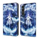For Sony Xperia 1 V Crystal Painted Leather Phone case(Magic Fairy)