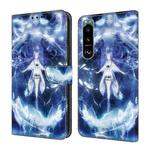 For Sony Xperia 5 IV Crystal Painted Leather Phone case(Magic Fairy)