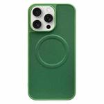 For iPhone 15 Pro Max 2 in 1 MagSafe Magnetic Silicone Leather Phone Case(Green)