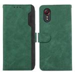 For Samsung Galaxy Xcover 7 ABEEL Color Block Magnetic RFID Leather Phone Case(Green-Black)