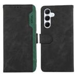 For Samsung Galaxy A13 5G / A04s ABEEL Color Block Magnetic RFID Leather Phone Case(Black-Green)