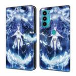 For Motorola Moto E20/E30/E40 Crystal Painted Leather Phone case(Magic Fairy)