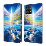 For Motorola Moto G Stylus 5G 2023 Crystal Painted Leather Phone case(Colorful Sky)