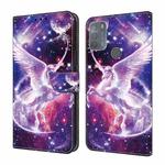 For Motorola Moto G50 Crystal Painted Leather Phone case(Unicorn)