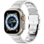 For Apple Watch Ultra 49mm I-Shaped Titanium Metal Watch Band(Silver)