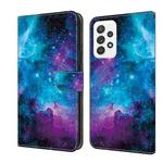 For OPPO A16/A16s/A54s/A54 4G/A55 5G Crystal Painted Leather Phone case(Starry Sky)