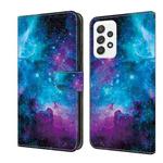For OPPO A54 5G/A74 5G Crystal Painted Leather Phone case(Starry Sky)