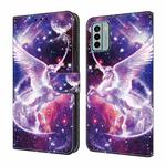 For Nokia G22 Crystal Painted Leather Phone case(Unicorn)