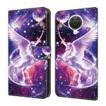 For Nokia G20 Crystal Painted Leather Phone case(Unicorn)