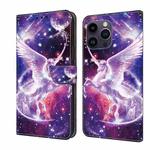 For iPhone 11 Pro Max Crystal Painted Leather Phone case(Unicorn)