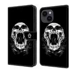 For iPhone 11 Crystal Painted Leather Phone case(Skull)