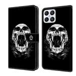 For Honor X8 4G Crystal Painted Leather Phone case(Skull)