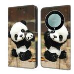 For Honor Magic5 Lite/X40 Crystal Painted Leather Phone case(Panda)