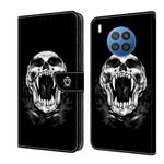 For Honor 50 Lite Crystal Painted Leather Phone case(Skull)