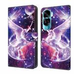 For Honor 90 Lite Crystal Painted Leather Phone case(Unicorn)
