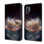 For Samsung Galaxy A32 5G Crystal Painted Leather Phone case(Peony)