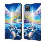 For Samsung Galaxy A42 5G/M42 5G Crystal Painted Leather Phone case(Colorful Sky)