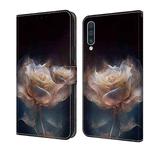 For Samsung Galaxy A50/A50s/A30s Crystal Painted Leather Phone case(Peony)