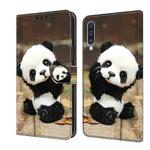 For Samsung Galaxy A50/A50s/A30s Crystal Painted Leather Phone case(Panda)