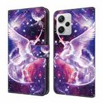 For Xiaomi Redmi Note 12 Pro 5G Global Crystal Painted Leather Phone case(Unicorn)