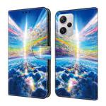 For Xiaomi Redmi Note 12 Pro 5G Global Crystal Painted Leather Phone case(Colorful Sky)