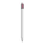 For Apple Pencil 3 Pencil Style Liquid Silicone Stylus Case(Pink Mist)