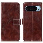For Google Pixel 10 / 9 Retro Crazy Horse Texture Flip Leather Phone Case(Brown)