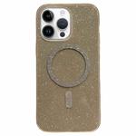 For iPhone 12 Pro Max Glitter MagSafe Magnetic TPU Phone Case(Gold)