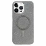 For iPhone 12 Pro Max Glitter MagSafe Magnetic TPU Phone Case(Silver)