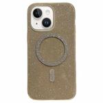 For iPhone 14 Glitter MagSafe Magnetic TPU Phone Case(Gold)