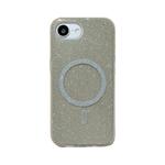 For iPhone 16e Glitter MagSafe Magnetic TPU Phone Case(Gold)