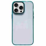 For iPhone 15 Pro 2 in 1 Acrylic Transparent Shockproof Phone Case(Green)