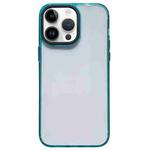 For iPhone 14 Pro 2 in 1 Acrylic Transparent Shockproof Phone Case(Green)