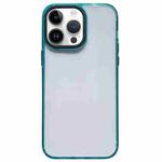 For iPhone 14 Pro Max 2 in 1 Acrylic Transparent Shockproof Phone Case(Green)