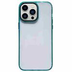 For iPhone 13 Pro Max 2 in 1 Acrylic Transparent Shockproof Phone Case(Green)