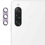 For Sony Xperia 10 V IMAK Metal Armor Premium Camera Protector Film(Purple)