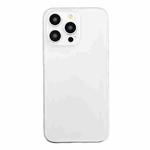 For iPhone 15 Pro Max Ice Series PC Full Coverage Shockproof Phone Case(White)