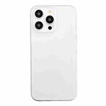 For iPhone 15 Pro Ice Series PC Full Coverage Shockproof Phone Case(White)